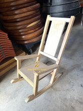 Cargar imagen en el visor de la galería, Sillon de madera para Muñecos espirituales/ silla mecedora
