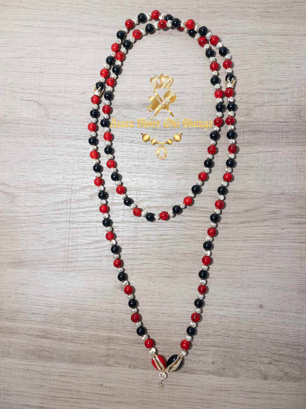 Collar de Eleggua (Onix Negro)