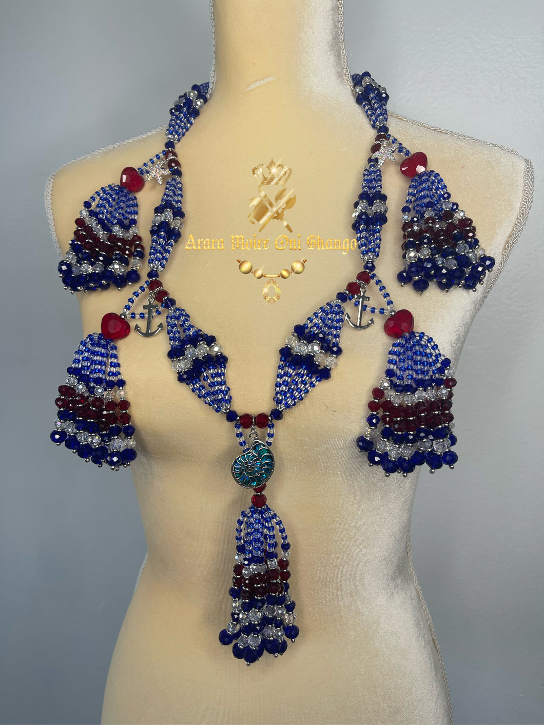 Collar de Mazo de Yemaya Okute